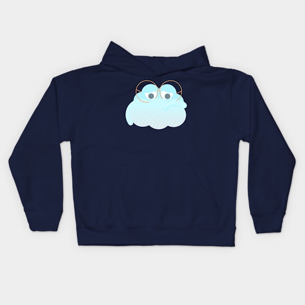 "Eepy" sunset mood cloud Kids Hoodie by meldra